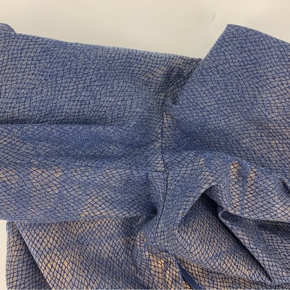 Bubblegum Gold Coated Reptile Print Slim Straight Mid Rise Jeggings, 9/10 - Picture 14 of 16